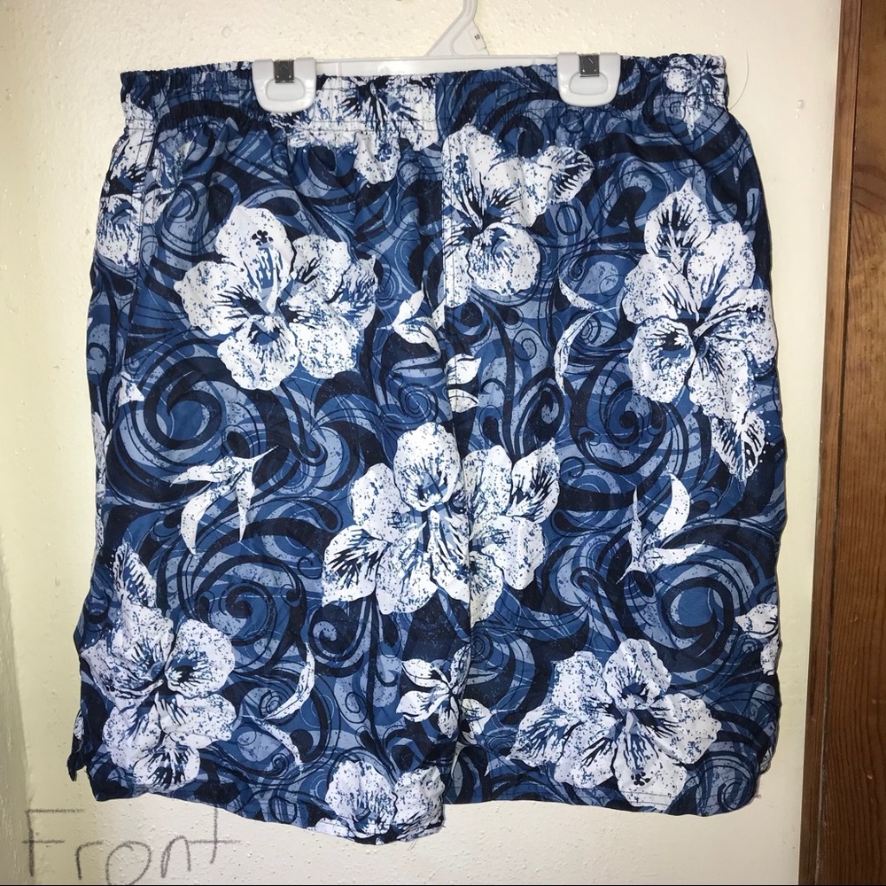 Hawaiian Authentics Blue Swim Shorts
